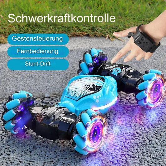 Funkgesteuerte Stunt-Auto mit LED-Licht und Gesteinduktion