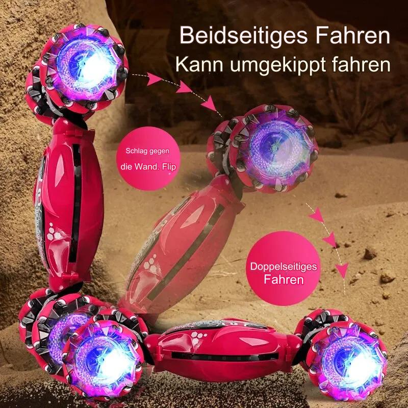 Funkgesteuerte Stunt-Auto mit LED-Licht und Gesteinduktion