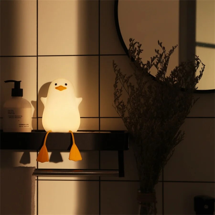 LED-Nachtlicht im Enten-Design