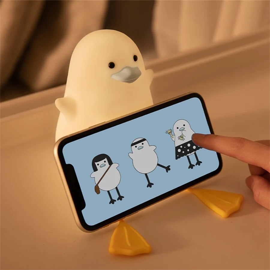 LED-Nachtlicht im Enten-Design