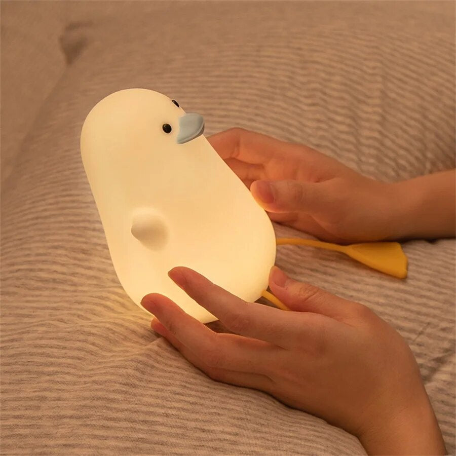 LED-Nachtlicht im Enten-Design