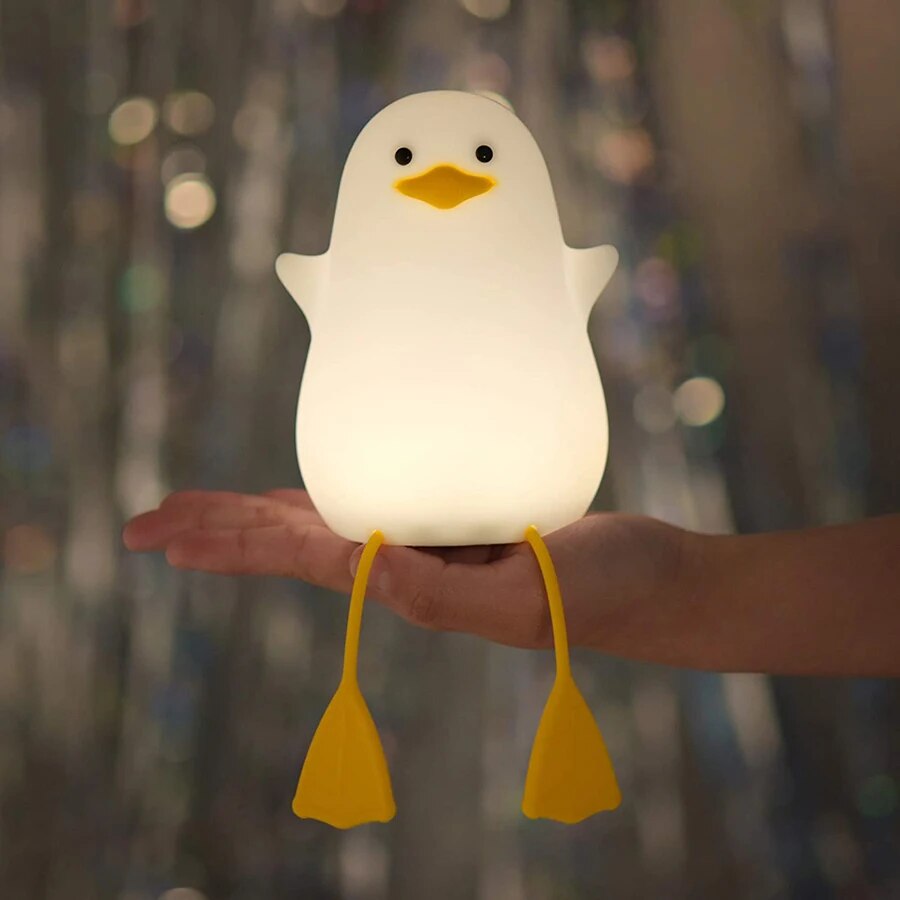 LED-Nachtlicht im Enten-Design