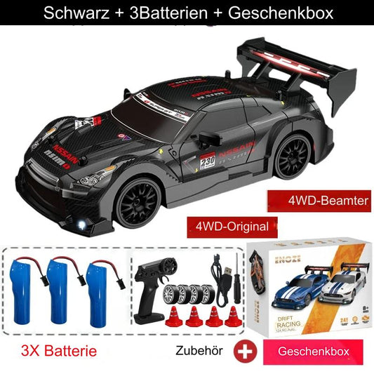 4WD Super Drift RC Auto mit Heckspoiler