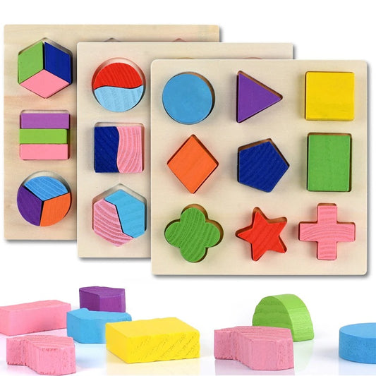 Holz Formen Puzzle
