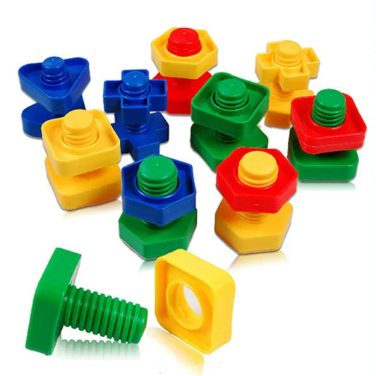Kinder Schrauben Bausteine