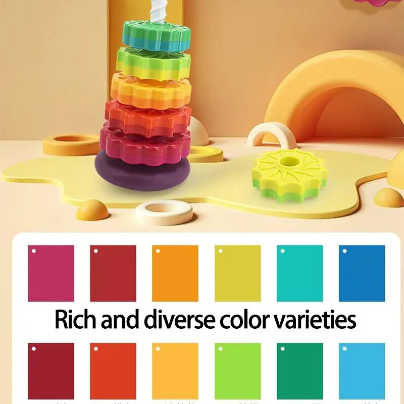 Regenbogen Stapel Spielzeug
