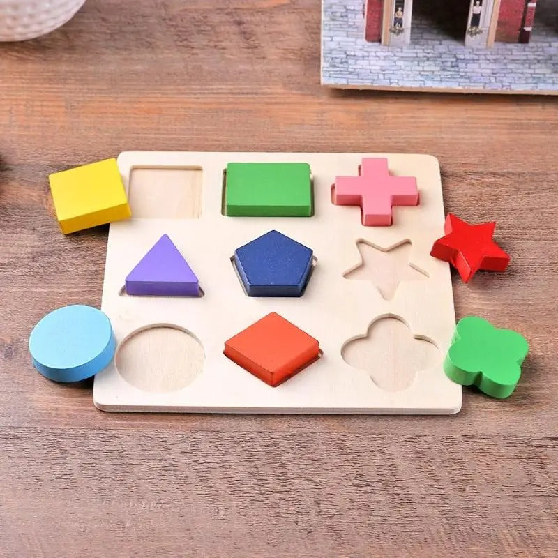 Holz Formen Puzzle