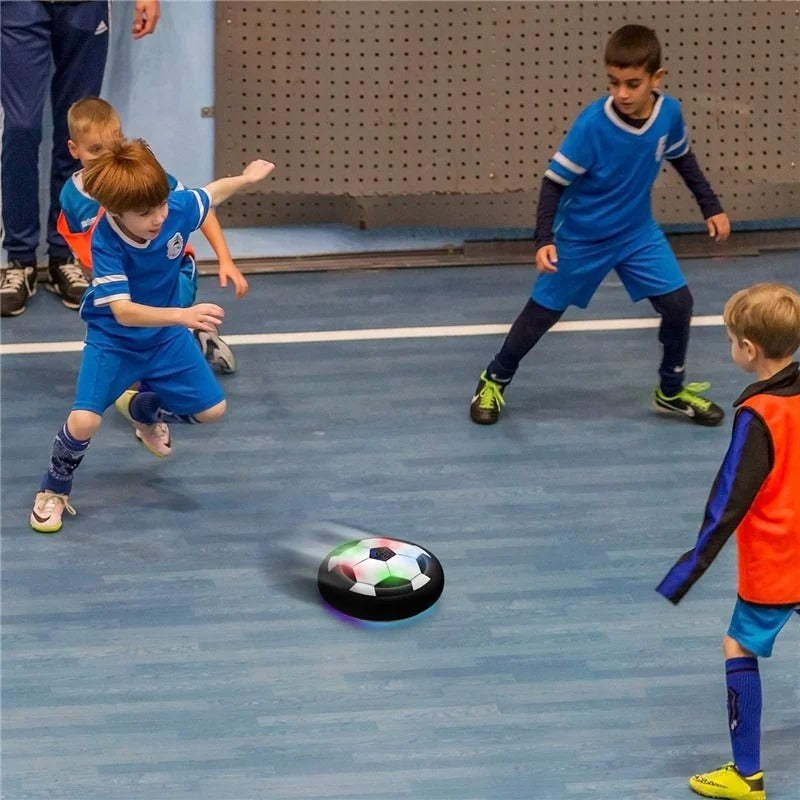 Schwebender Fußball mit LED Licht