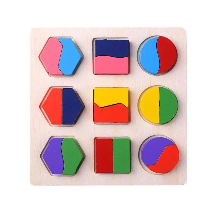 Holz Formen Puzzle