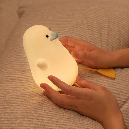 LED-Nachtlicht im Enten-Design