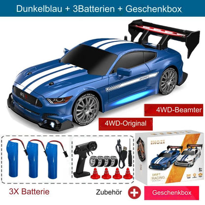 4WD Super Drift RC Auto mit Heckspoiler