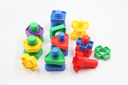 Kinder Schrauben Bausteine